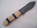 Pioneer Custom Made Damascus Steel Hunting Knife N