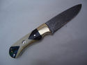 Pioneer Custom Made Damascus Steel Hunting Knife N