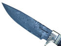 Pioneer Custom Made Damascus Steel Hunting Knife N