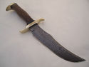  Pioneer Custom Made Damascus Steel Hunting Knife 