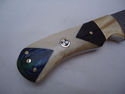 Pioneer Custom Made Damascus Steel Hunting Knife N