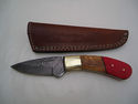 Pioneer Custom Made Damascus Steel HuntingKnife Ne