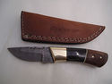 Pioneer Custom Made Damascus Steel"Skinner" Knife 