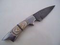 Pioneer Custom Made Damascus Steel Hunting Knife N