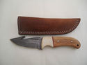 Pioneer Custom Made Damascus Steel Hunting Knife N