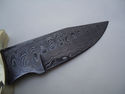 Pioneer Custom Made Damascus Steel Hunting Knife N