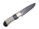 Pioneer Custom Made Damascus Steel Hunting Knife N