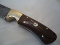 Pioneer Custom Made Damascus Steel Hunting Knife N