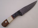 Pioneer Custom Made Damascus Steel Hunting Knife N