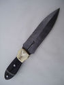 Pioneer Custom Made Damascus Steel Hunting Knife N