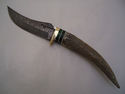 Pioneer Custom Made Damascus Steel Hunting Knife N