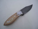 Pioneer Custom Made Damascus Steel Hunting Knife N