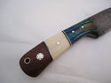 Pioneer Custom Made Damascus Steel Hunting Knife N