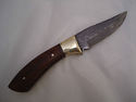 Pioneer Custom Made Damascus Steel Hunting Knife N