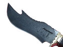 Pioneer Custom Made Damascus Steel Hunting Knife N