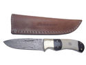 Pioneer Custom Made Damascus Steel Hunting Knife N