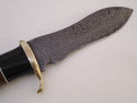 Pioneer Custom Made Damascus Steel Hunting Knife N