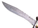 Pioneer Custom Made Damascus Steel Hunting Knife,W