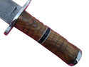 Pioneer Custom Made Damascus Steel Hunting Knife N