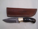 Pioneer Custom Made Damascus Steel Hunting Knife N