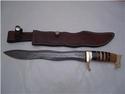  Pioneer Custom Made Damascus Steel Hunting Knife 