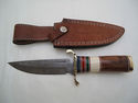 Pioneer Hand Made Damascus Steel Hunting Knife New