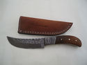 Pioneer Custom Made Damascus Steel Hunting Knife N