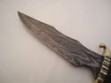 Pioneer Custom Made Damascus Steel Hunting Knife N