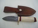 Pioneer Custom Made Damascus Steel Hunting Knife N