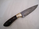 Pioneer Custom Made Damascus Steel Hunting Knife N