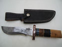 Pioneer Hand Made Damascus Steel Hunting Knife New