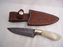 Pioneer Custom Made Damascus Steel Hunting Knife N