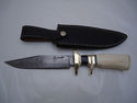  Pioneer Custom Made Damascus Steel Hunting Knife 