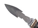 Pioneer Custom Made Damascus Steel Hunting Knife N