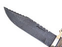 Pioneer Custom Made Damascus Steel Hunting Knife N