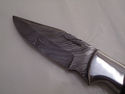 Pioneer Custom Made Damascus Steel Hunting Knife N