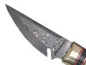 Pioneer Custom Made Damascus Steel Hunting Knife N