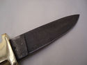 Pioneer Custom Made Damascus Steel Hunting Knife,N