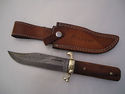 Pioneer Custom Made Damascus Steel Hunting KnifeNe