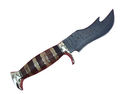 Pioneer Custom Made Damascus Steel Hunting Knife N