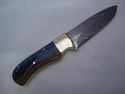 Pioneer Custom Made Damascus Steel Hunting Knife N