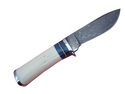 Pioneer Custom Made Damascus Steel Hunting Knife N