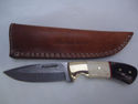 Pioneer Custom Made Damascus Steel Hunting Knife N