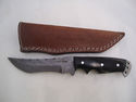 Pioneer Custom Made Damascus Steel Hunting Knife N