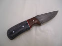 Pioneer Custom Made Damascus Steel"Skinner" Knife 