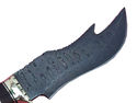 Pioneer Custom Made Damascus Steel Hunting Knife N