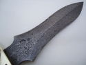 Pioneer Custom Made Damascus Steel Hunting Knife N