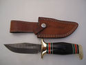 Pioneer Custom Made Damascus Steel Hunting KnifeNe