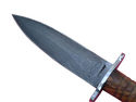 Pioneer Custom Made Damascus Steel Hunting Knife N