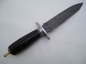 Pioneer Custom Made Damascus Steel Hunting Knife, 